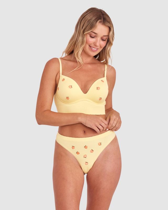 Peaches G String - Light Yellow