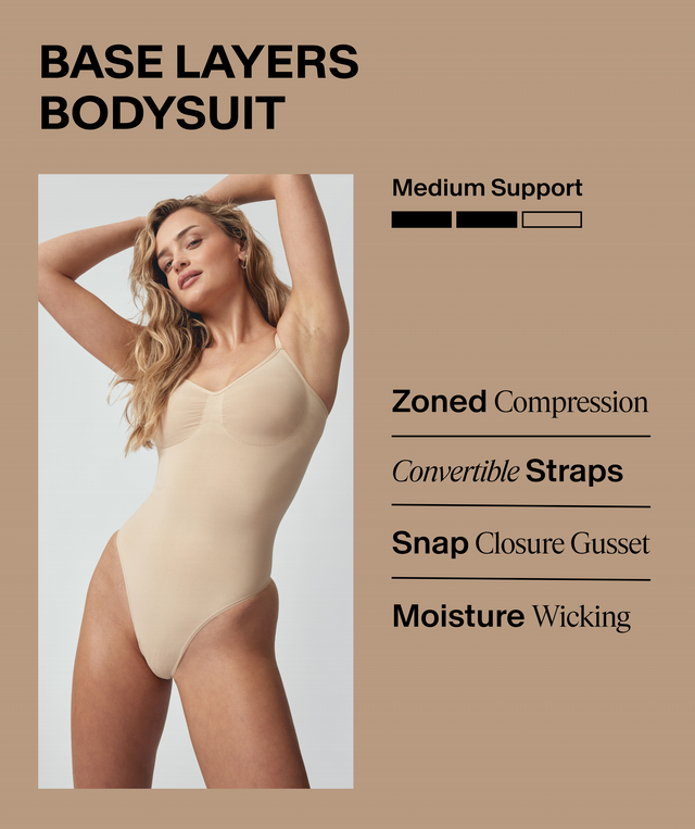 Base Layers Bodysuit - Nude 2