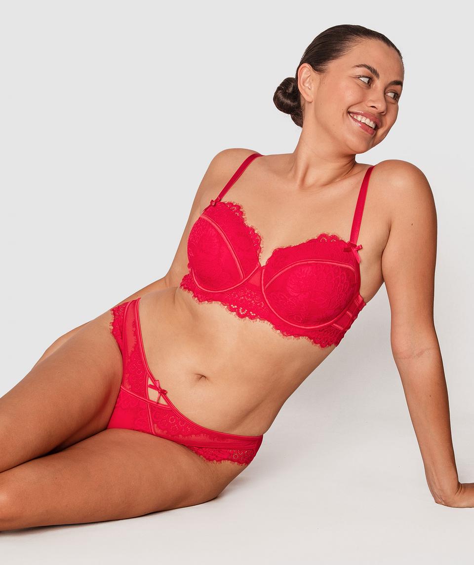 Indulge Brazilian Knicker - Red