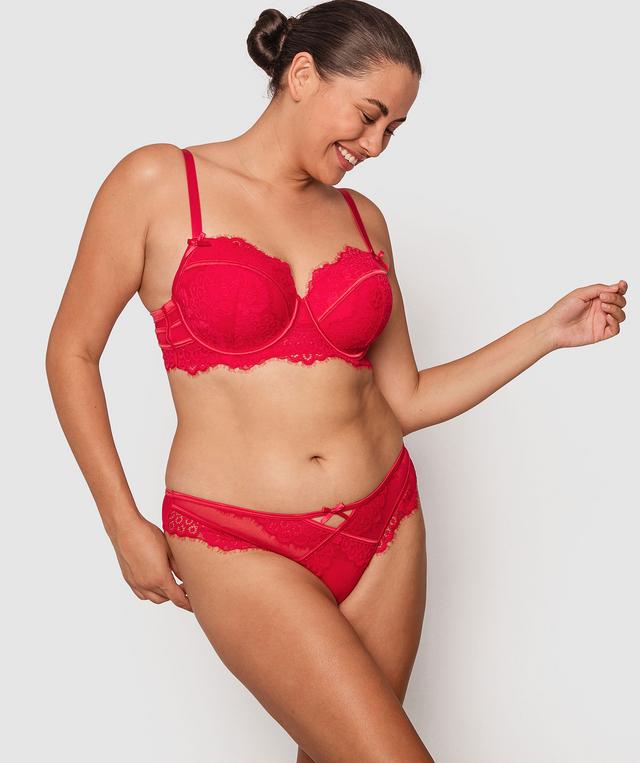 Indulge Brazilian Knicker - Red