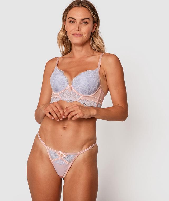 Indulge Mini V - Pale Blue