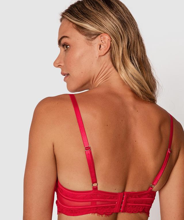 Indulge Underwire Bra - Red