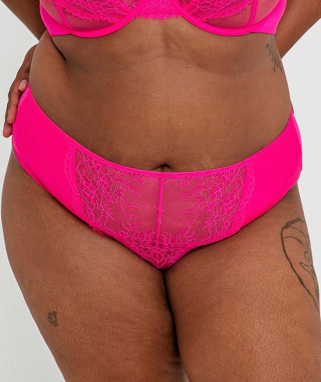 Inez High Waist V String - Pink