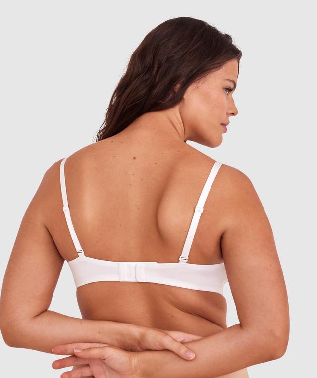 Inner Essence Contour Plunge Wirefree Bra - Ivory