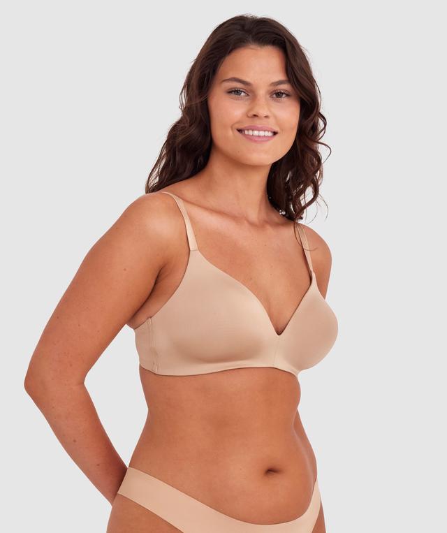 Inner Essence Contour Plunge Wirefree Bra - Nude 2
