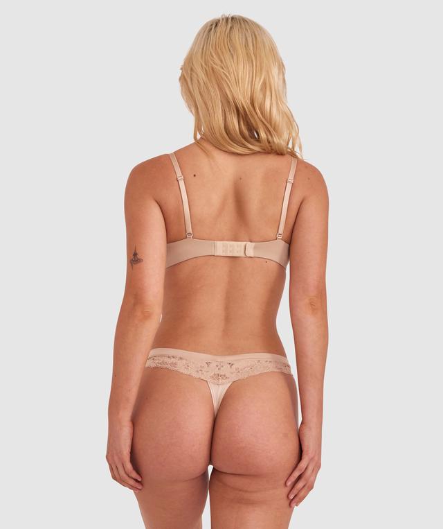 Inner Essence Contour Plunge Wirefree Bra - Nude 2