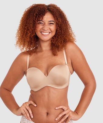 Inner Essence Full Cup Strapless Bra - Nude 2