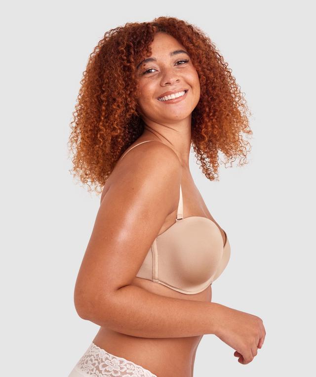 Inner Essence Full Cup Strapless Bra - Nude 2