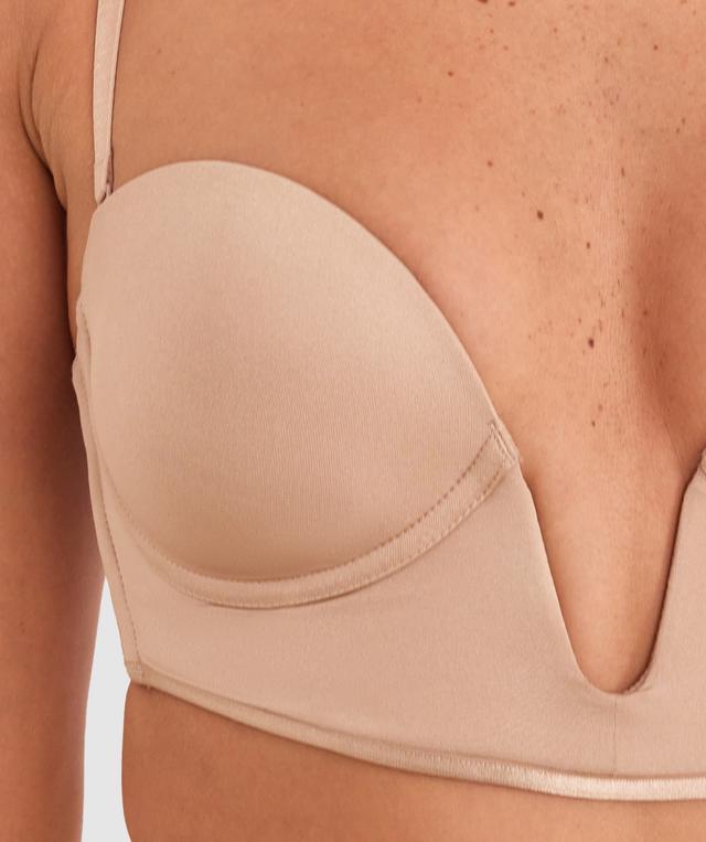 Inner Essence Strapless Plunge Bra - Nude 2