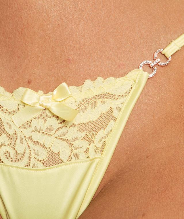 Iris Mini V Knicker - Yellow