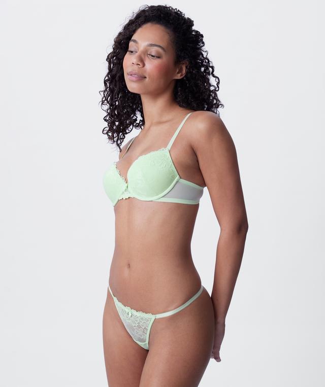 Isla Push Up Bra - Light Green