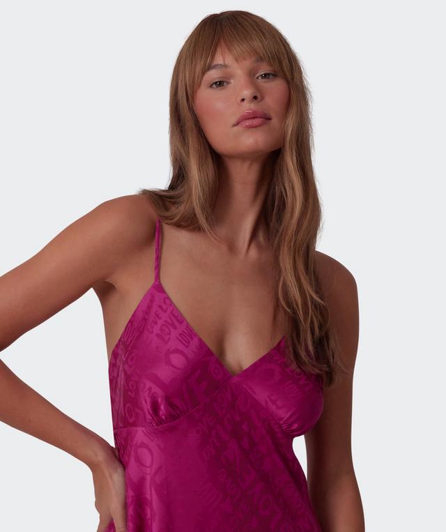 Jacqui Short Slip - Magenta