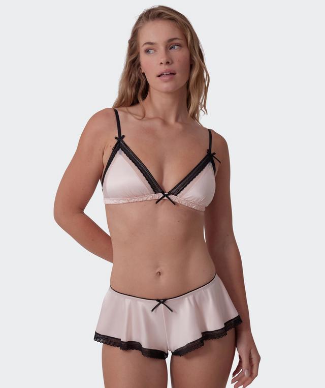 Jadey Bralette - Oatmeal Black