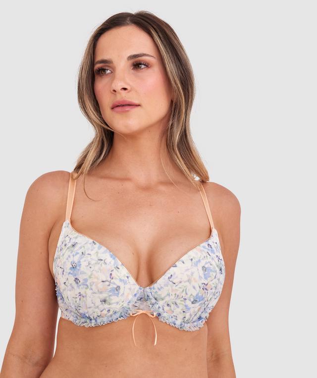 Jessica Push Up Bra - Print Floral