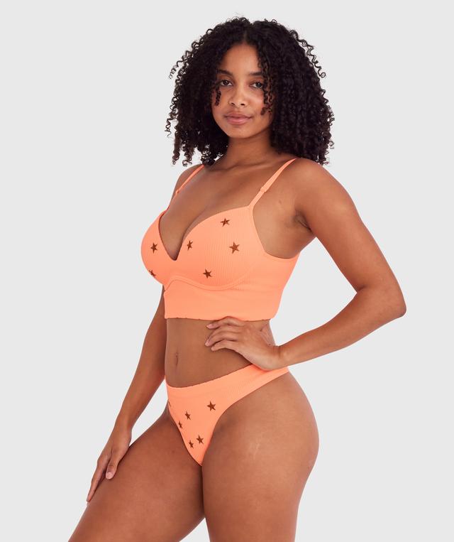 Jessie Push Up Wirefree - Orange