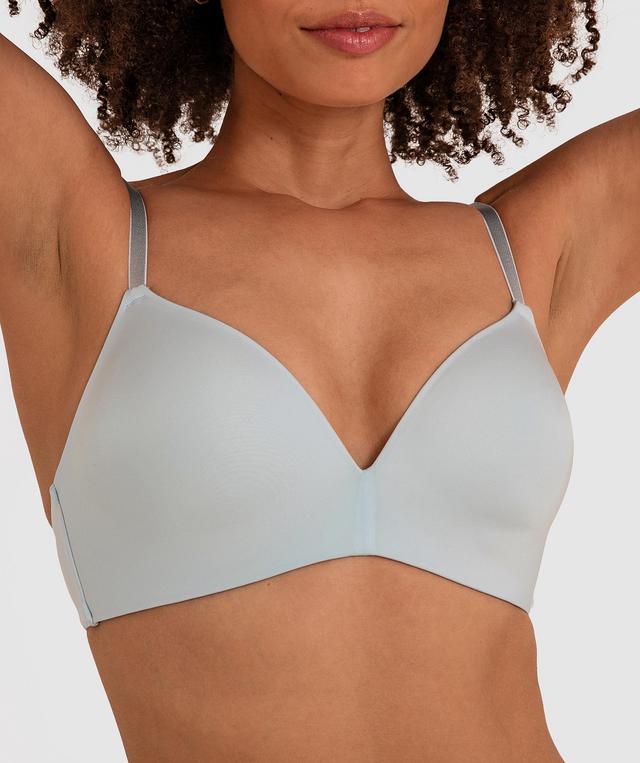 Jewel Contour Wirefree Bra - Light Blue