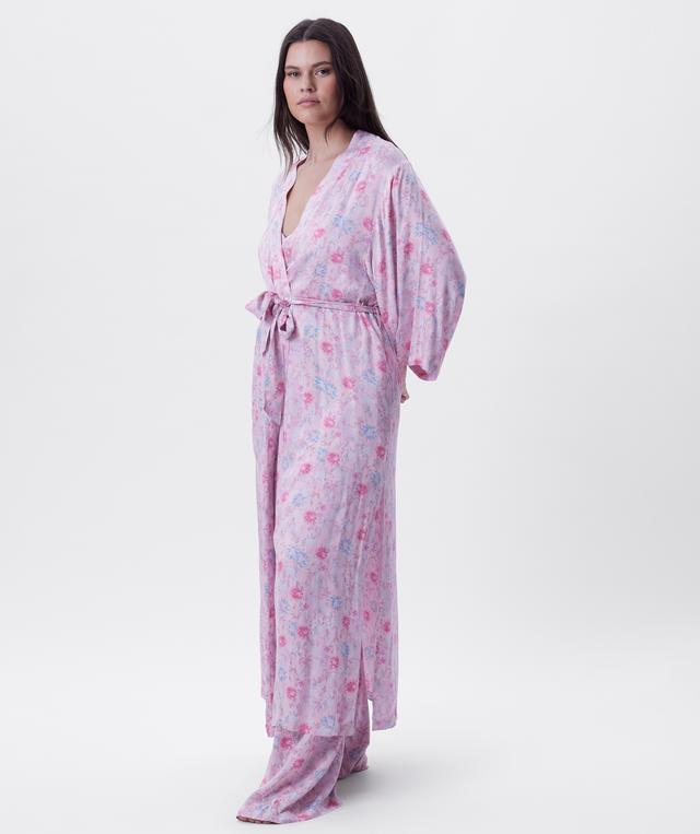 Cecilie Long Wrap - Print Floral