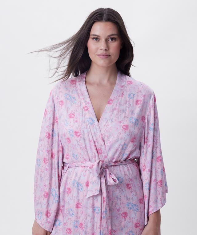 Cecilie Long Wrap - Print Floral