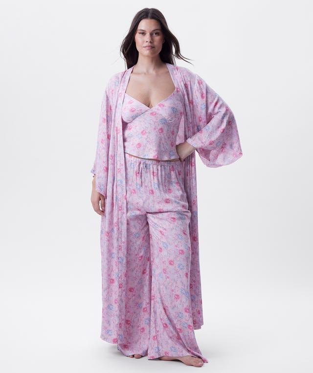 Cecilie Long Wrap - Print Floral