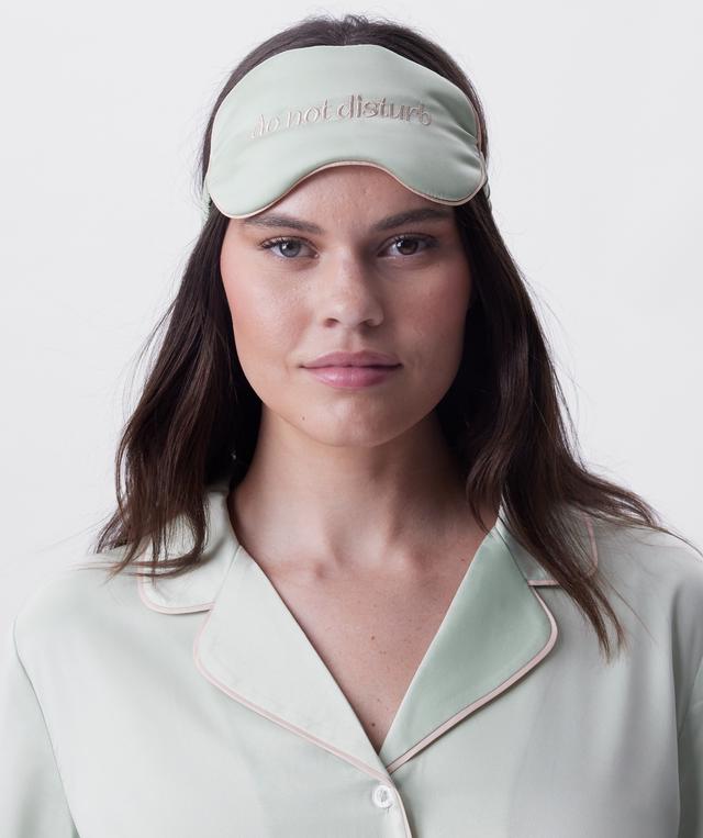 Do Not Disturb Eyemask - Light Green