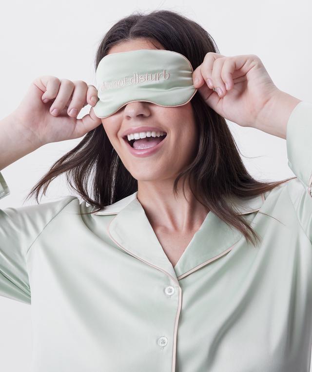 Do Not Disturb Eyemask - Light Green