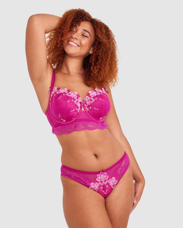 Jocelyn Full Cup Bra - Pink