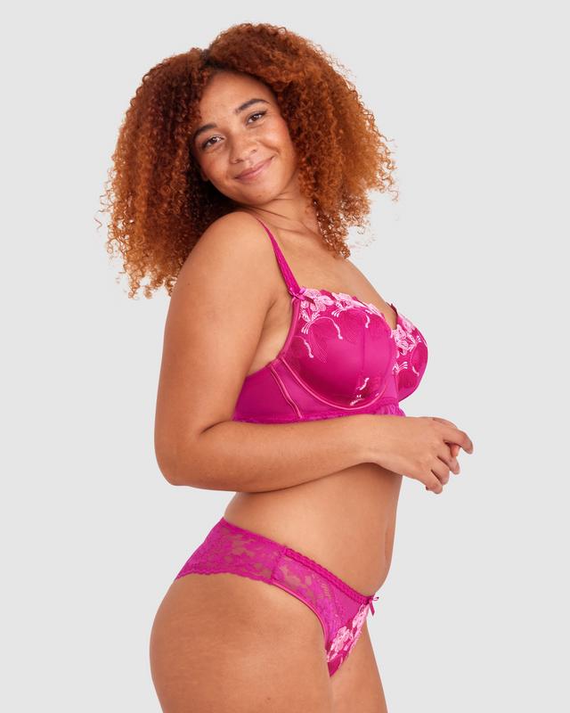 Jocelyn Full Cup Bra - Pink