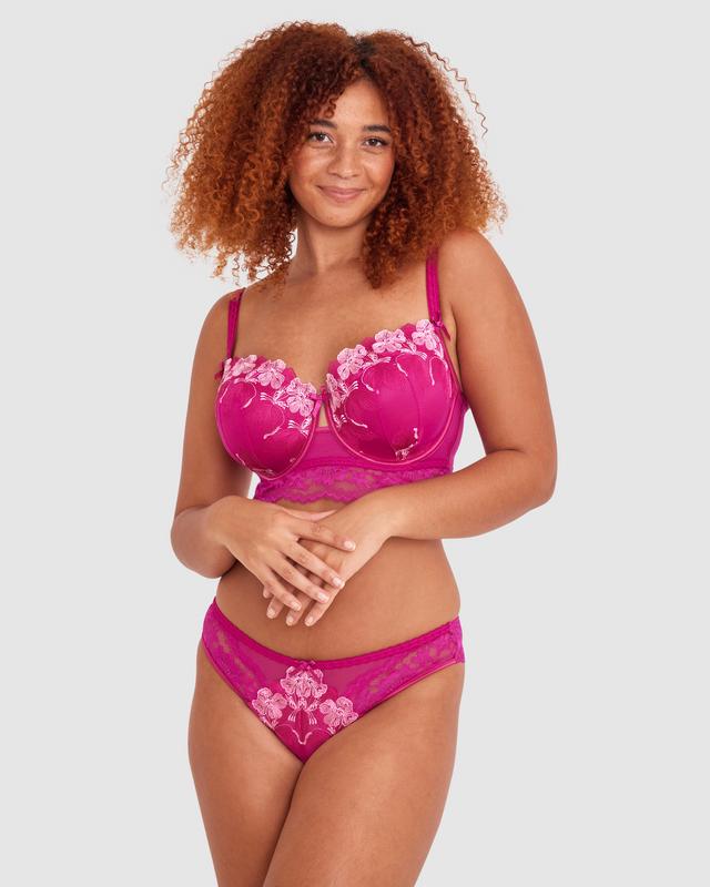 Jocelyn Full Cup Bra - Pink