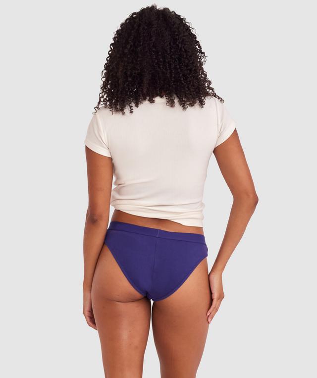 Jodie High Leg Brazilian Knicker - Dark Blue