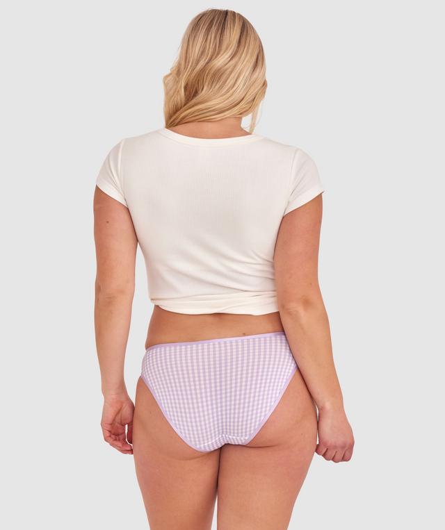 Jordan Bikini Knicker - Purple Check