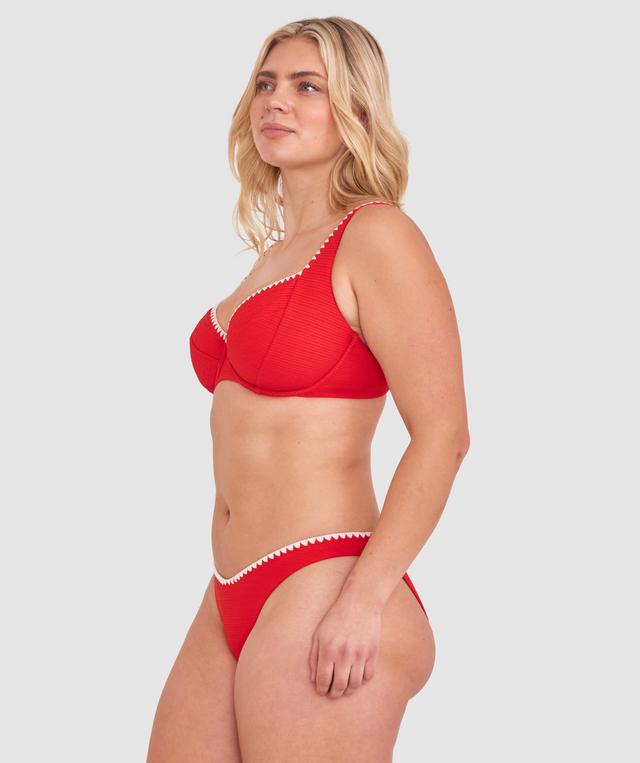 Julianna Brazilian Bikini Bottom - Red