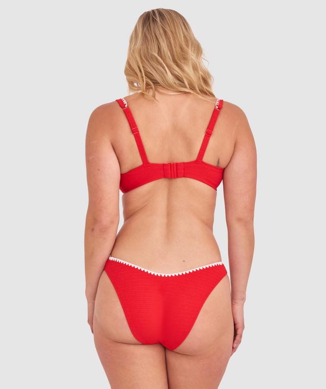 Julianna Brazilian Bikini Bottom - Red