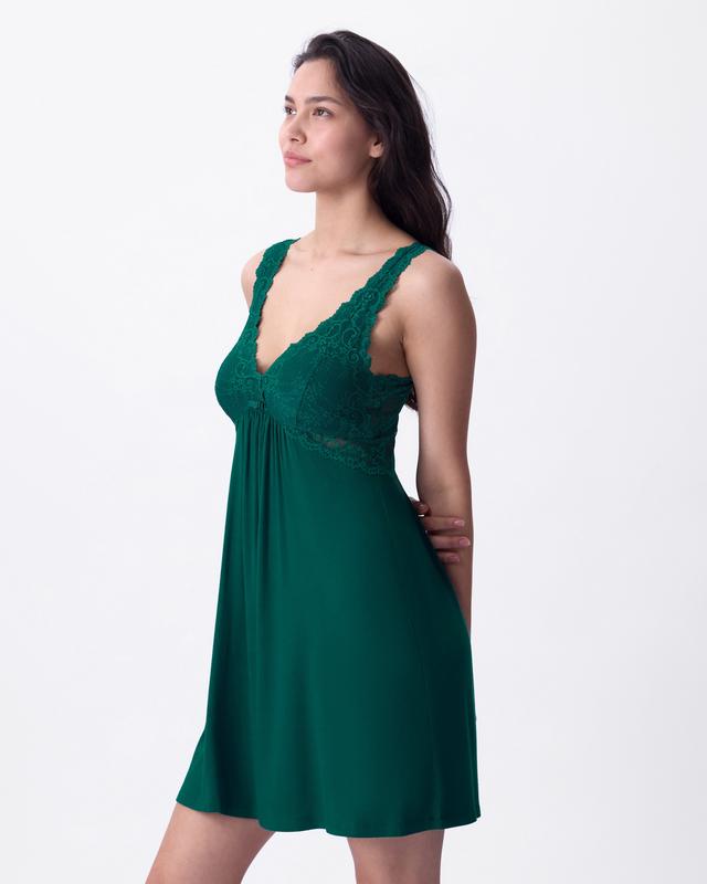 Kaede Slip - Dark Green