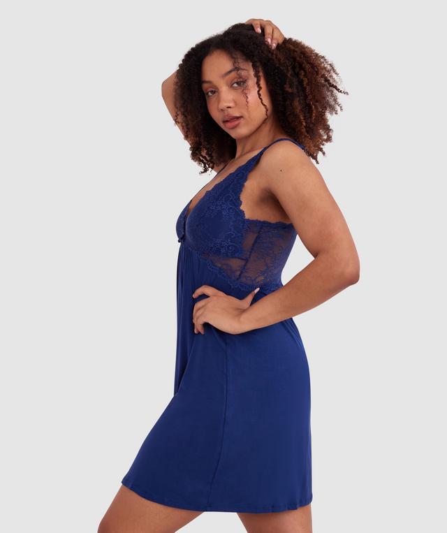 Kaede Slip - Navy