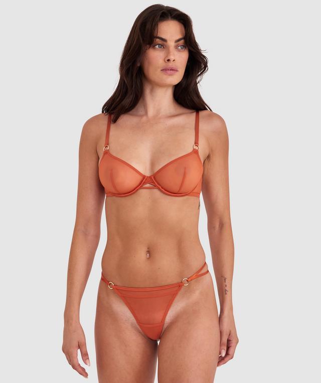 Kaia Underwire Bra - Cinnamon