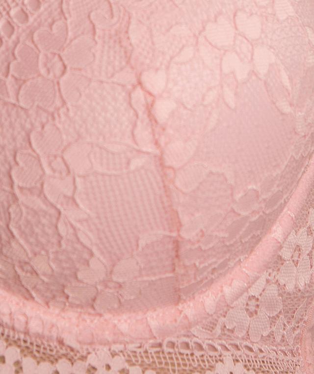 Kayla Push Up Bra - Light Pink