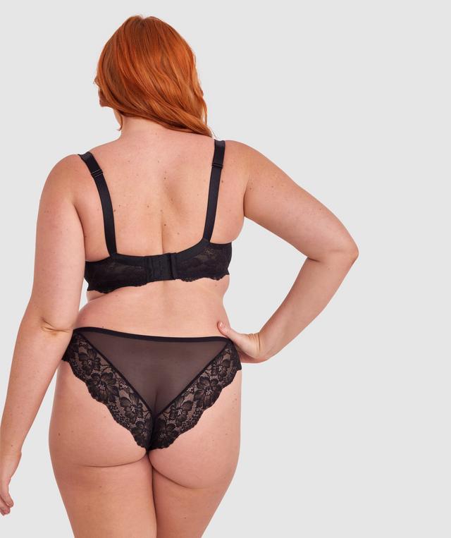 Kaylee Curvy Underwire Bra - Black