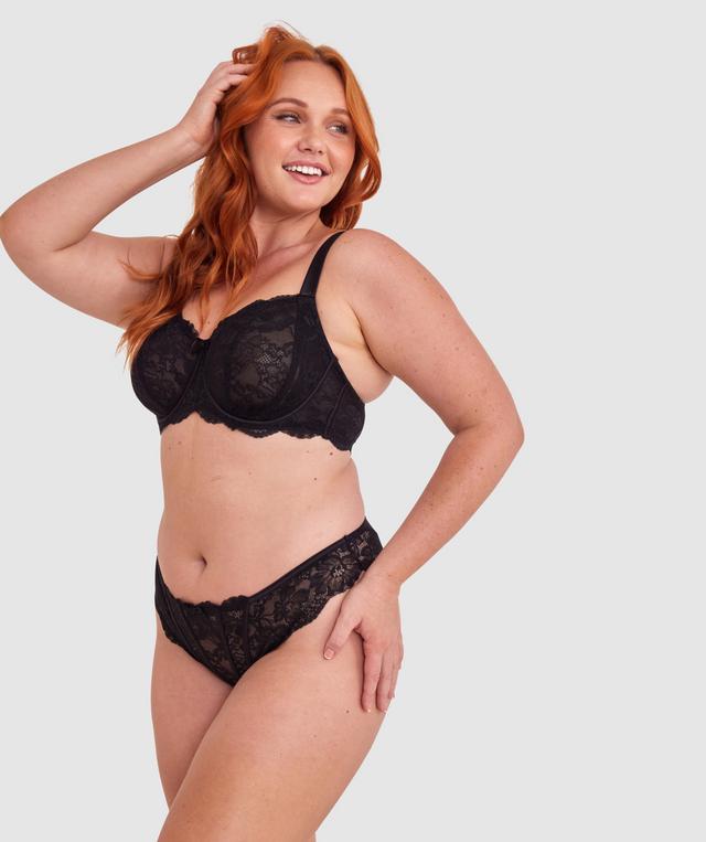 Kaylee Curvy Underwire Bra - Black