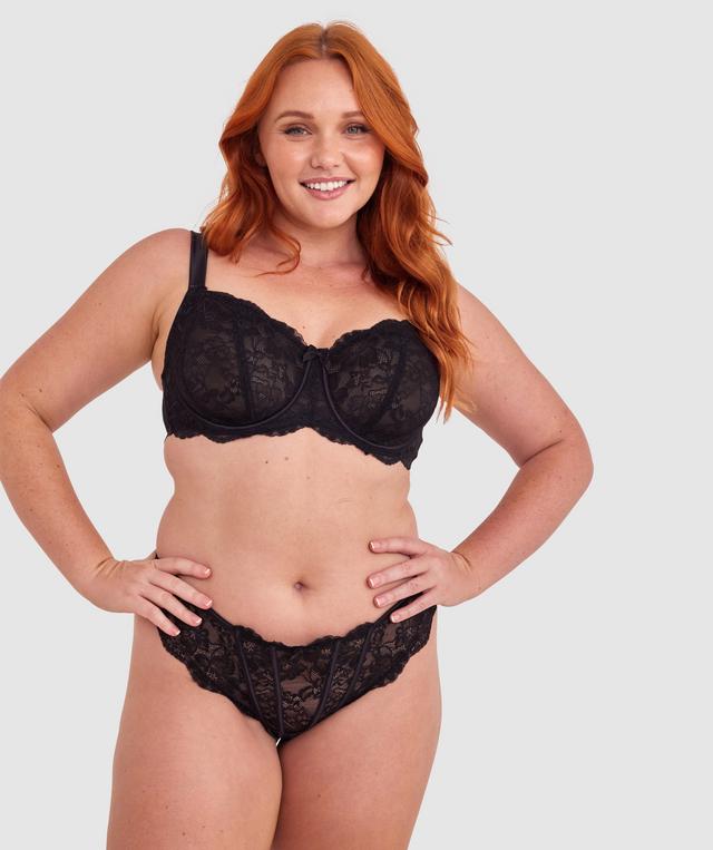 Kaylee Curvy Underwire Bra - Black