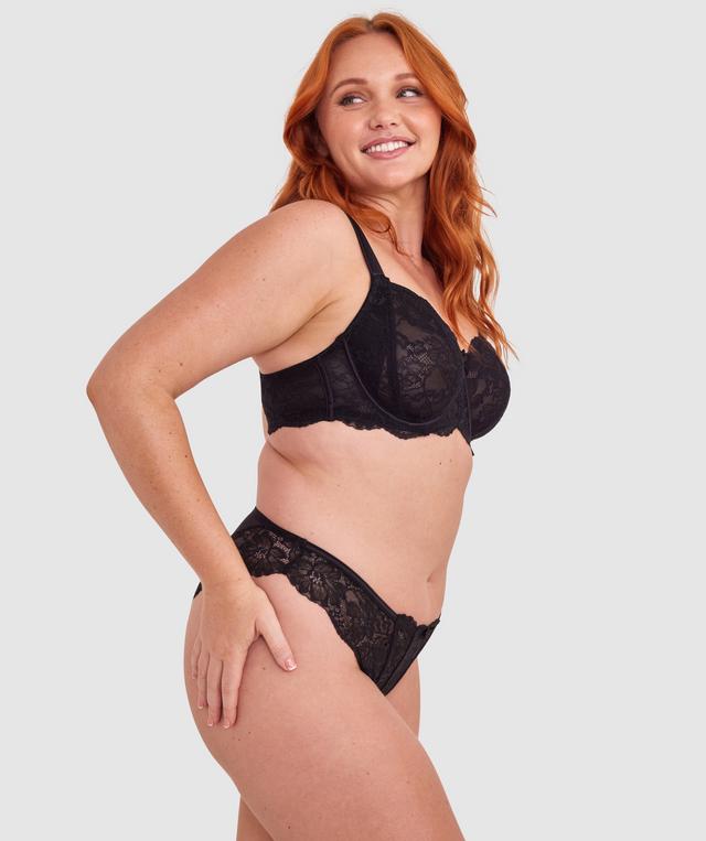 Kaylee Curvy Underwire Bra - Black