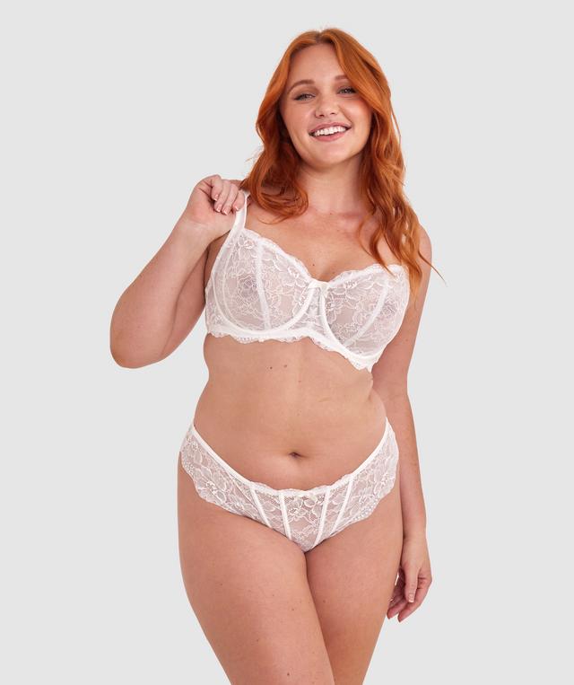 Kaylee Curvy Underwire Bra - Ivory