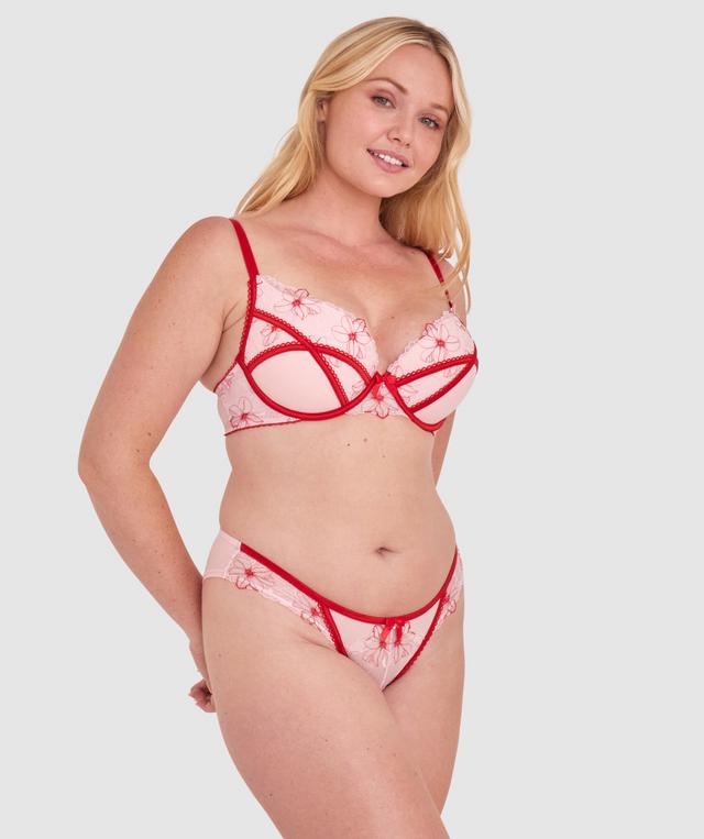 Kelsey Push Up Bra - Light Pink