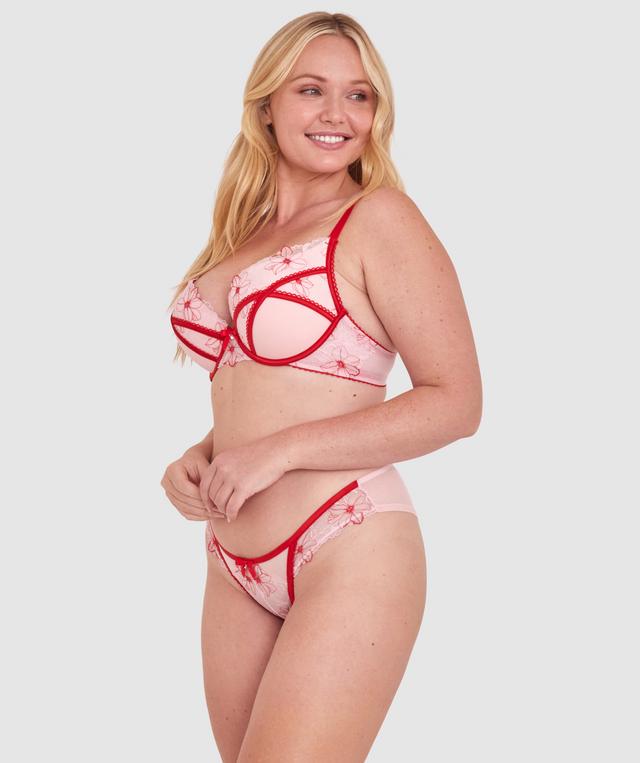 Kelsey Push Up Bra - Light Pink