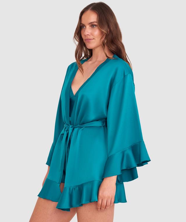 Kelsey Short Wrap - Dark Green