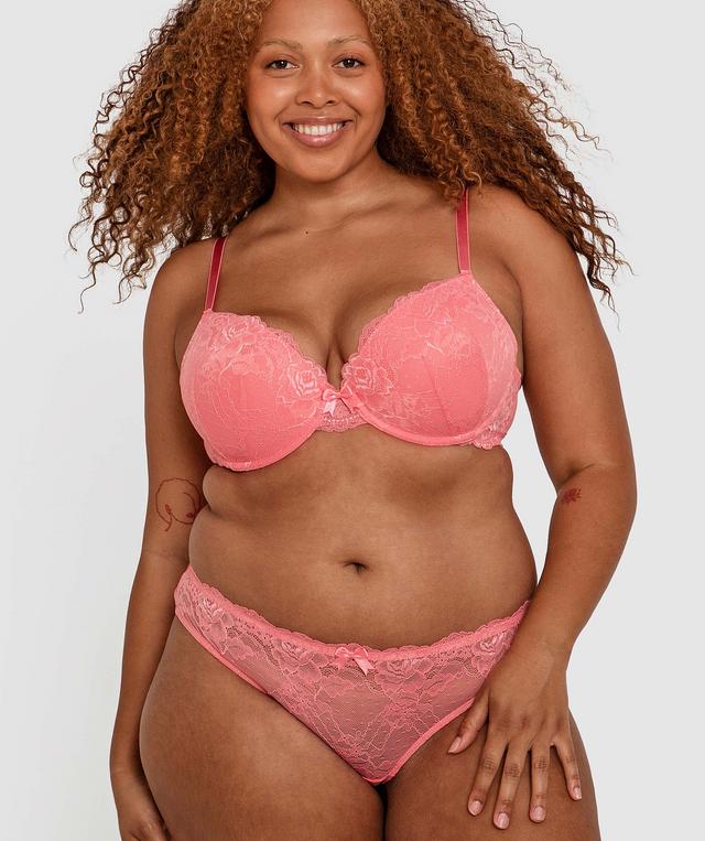 Lauren Brazilian Knicker - Light Pink