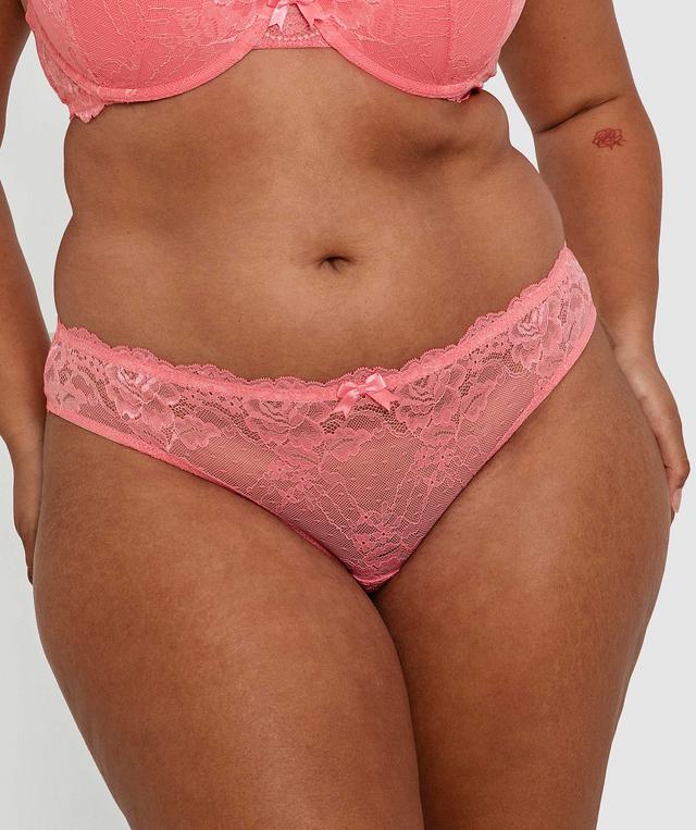 Lauren Brazilian Knicker - Light Pink