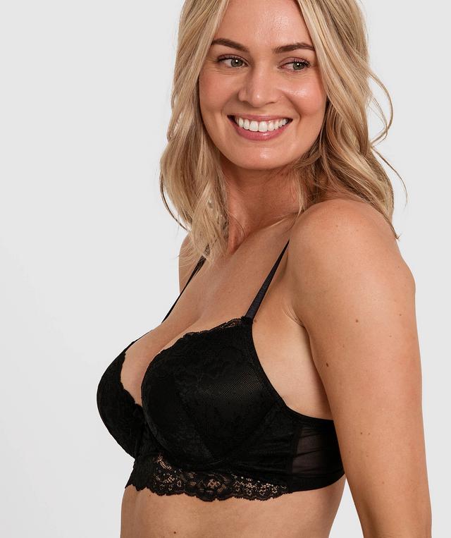 Lauren Push Up Bra - Black
