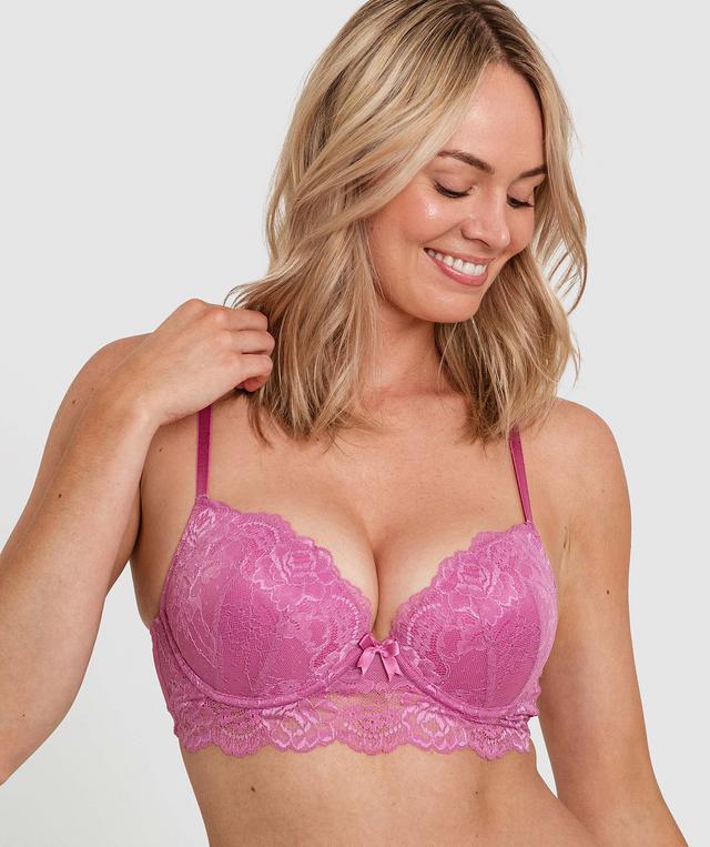 Lauren Push Up Bra - Purple