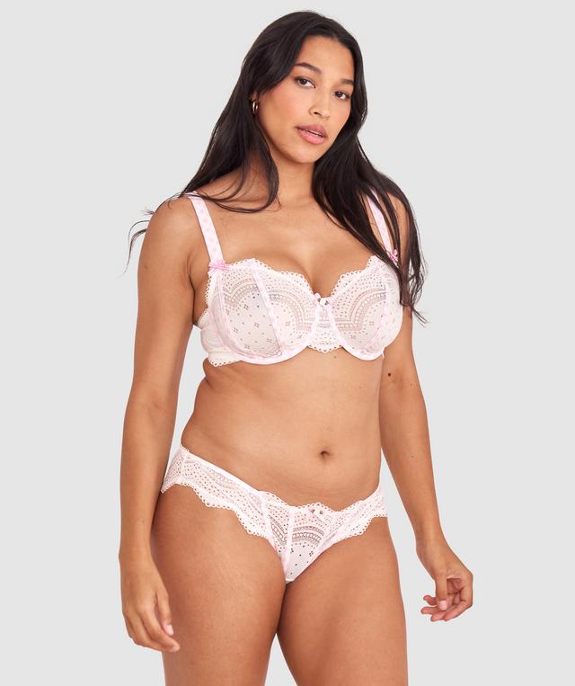 Lela Full Cup Sapphy - Ivory/Light Pink