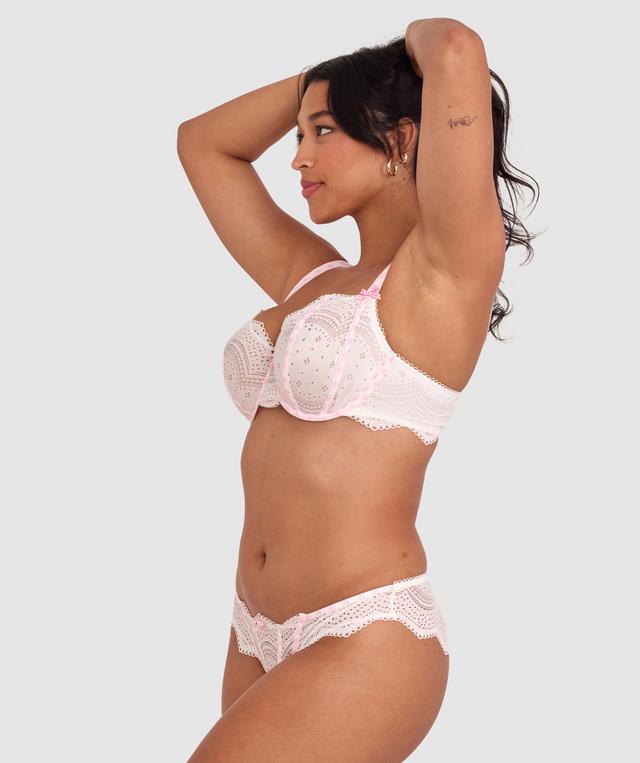 Lela Full Cup Sapphy - Ivory/Light Pink